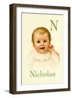 N for Nicholas-Ida Waugh-Framed Art Print