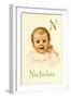N for Nicholas-Ida Waugh-Framed Art Print