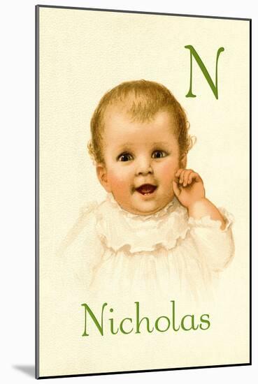 N for Nicholas-Ida Waugh-Mounted Art Print