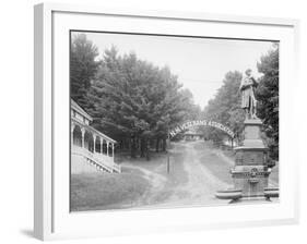 N.H. I.E. New Hampshire Veterans Association Grounds, Weirs, Lake Winnipesaukee, N.H.-null-Framed Photo