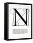 N, Illustration from 'Divina Proportione' by Luca Pacioli (C.1445-1517), Originally Pub. Venice,…-Leonardo da Vinci-Framed Stretched Canvas