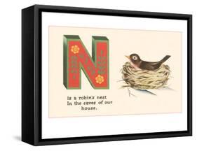 N is a Robin's Nest-null-Framed Stretched Canvas