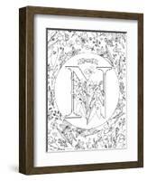 N is for Narcissus-Heather Rosas-Framed Art Print