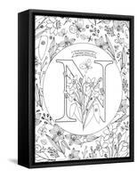 N is for Narcissus-Heather Rosas-Framed Stretched Canvas