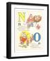 N is for Nest, O is for Owl-null-Framed Art Print