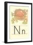 N Is for Nest-null-Framed Art Print