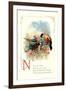 N is for Nest-null-Framed Art Print