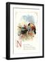 N is for Nest-null-Framed Art Print