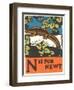 N is for Newt-null-Framed Art Print