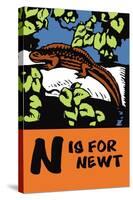 N is for Newt-Charles Buckles Falls-Stretched Canvas