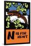 N is for Newt-Charles Buckles Falls-Framed Art Print