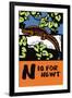 N is for Newt-Charles Buckles Falls-Framed Art Print