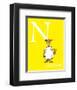 N is for Nightshirt (yellow)-Theodor (Dr. Seuss) Geisel-Framed Art Print