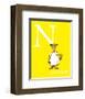 N is for Nightshirt (yellow)-Theodor (Dr. Seuss) Geisel-Framed Art Print