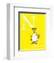 N is for Nightshirt (yellow)-Theodor (Dr. Seuss) Geisel-Framed Art Print