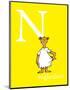 N is for Nightshirt (yellow)-Theodor (Dr. Seuss) Geisel-Mounted Art Print