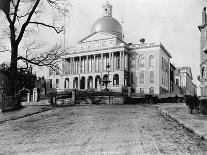 Massachusetts State House-N.L. Stebbins-Stretched Canvas