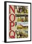 N, O, P, Q Illustrated Letters-Edmund Evans-Framed Art Print