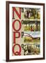 N, O, P, Q Illustrated Letters-Edmund Evans-Framed Art Print