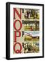 N, O, P, Q Illustrated Letters-Edmund Evans-Framed Art Print