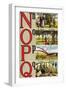 N, O, P, Q Illustrated Letters-Edmund Evans-Framed Art Print