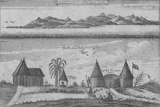 'View of Mountains called Sierra Leone & Houses at Sierra Leone', c18th century-N Parr-Giclee Print