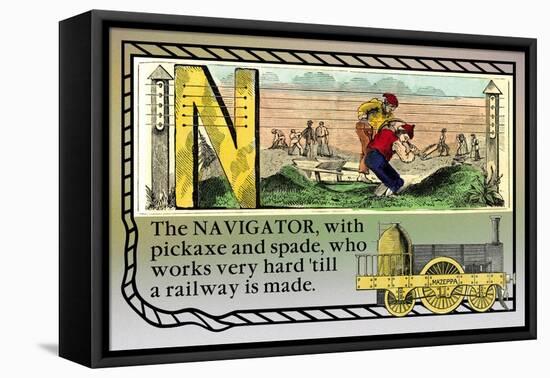 N the Navigator-null-Framed Stretched Canvas