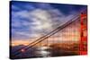 N. Tower Panorama - GG Bridge-John Gavrilis-Stretched Canvas