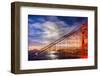 N. Tower Panorama - GG Bridge-John Gavrilis-Framed Photographic Print