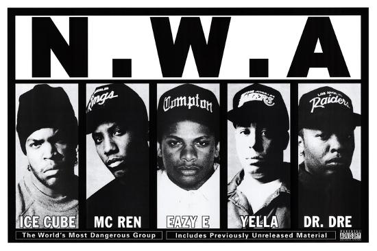 N.W.A-null-Lamina Framed Poster