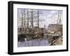 N. Y. C. , Pier 28 Ca. 1876-Stanton Manolakas-Framed Giclee Print