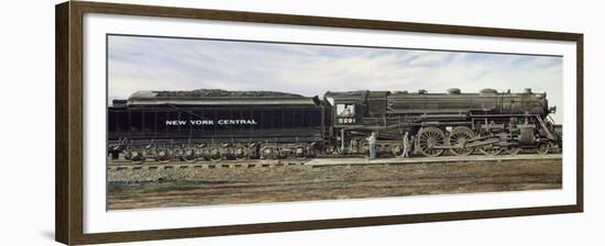 N Y Central Hudson-Jack Wemp-Framed Giclee Print