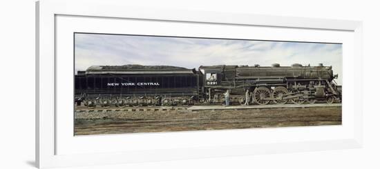 N Y Central Hudson-Jack Wemp-Framed Giclee Print