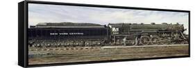 N Y Central Hudson-Jack Wemp-Framed Stretched Canvas