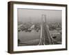 N.Y. from Brooklyn Tower, Williamsburg Bridge, New York, N.Y.-null-Framed Photo