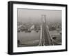 N.Y. from Brooklyn Tower, Williamsburg Bridge, New York, N.Y.-null-Framed Photo