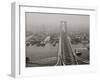 N.Y. from Brooklyn Tower, Williamsburg Bridge, New York, N.Y.-null-Framed Photo