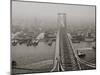 N.Y. from Brooklyn Tower, Williamsburg Bridge, New York, N.Y.-null-Mounted Photo