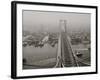 N.Y. from Brooklyn Tower, Williamsburg Bridge, New York, N.Y.-null-Framed Photo