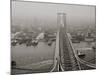 N.Y. from Brooklyn Tower, Williamsburg Bridge, New York, N.Y.-null-Mounted Photo