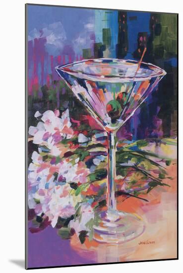 N.Y. Martini-Jane Slivka-Mounted Premium Giclee Print