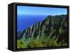 Na Pali Coast, Kauai, Hawaii, USA-Charles Sleicher-Framed Stretched Canvas