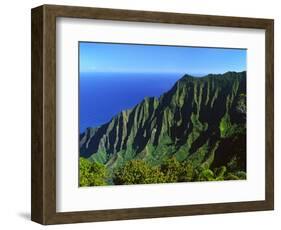 Na Pali Coast, Kauai, Hawaii, USA-Charles Sleicher-Framed Photographic Print