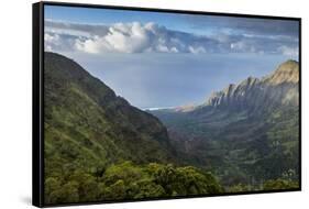 Na Pali Coast, Kauai, Hawaii-Paul Souders-Framed Stretched Canvas