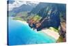 Na Pali Coast on Kauai Island-SergiyN-Stretched Canvas