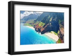 Na Pali Coast on Kauai Island-SergiyN-Framed Photographic Print