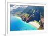 Na Pali Coast on Kauai Island-SergiyN-Framed Photographic Print