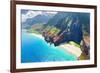 Na Pali Coast on Kauai Island-SergiyN-Framed Photographic Print