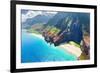 Na Pali Coast on Kauai Island-SergiyN-Framed Photographic Print