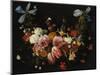 /Na Swag of Roses, Tulips, Dahlias and Other Flowers-George Wesley Bellows-Mounted Giclee Print